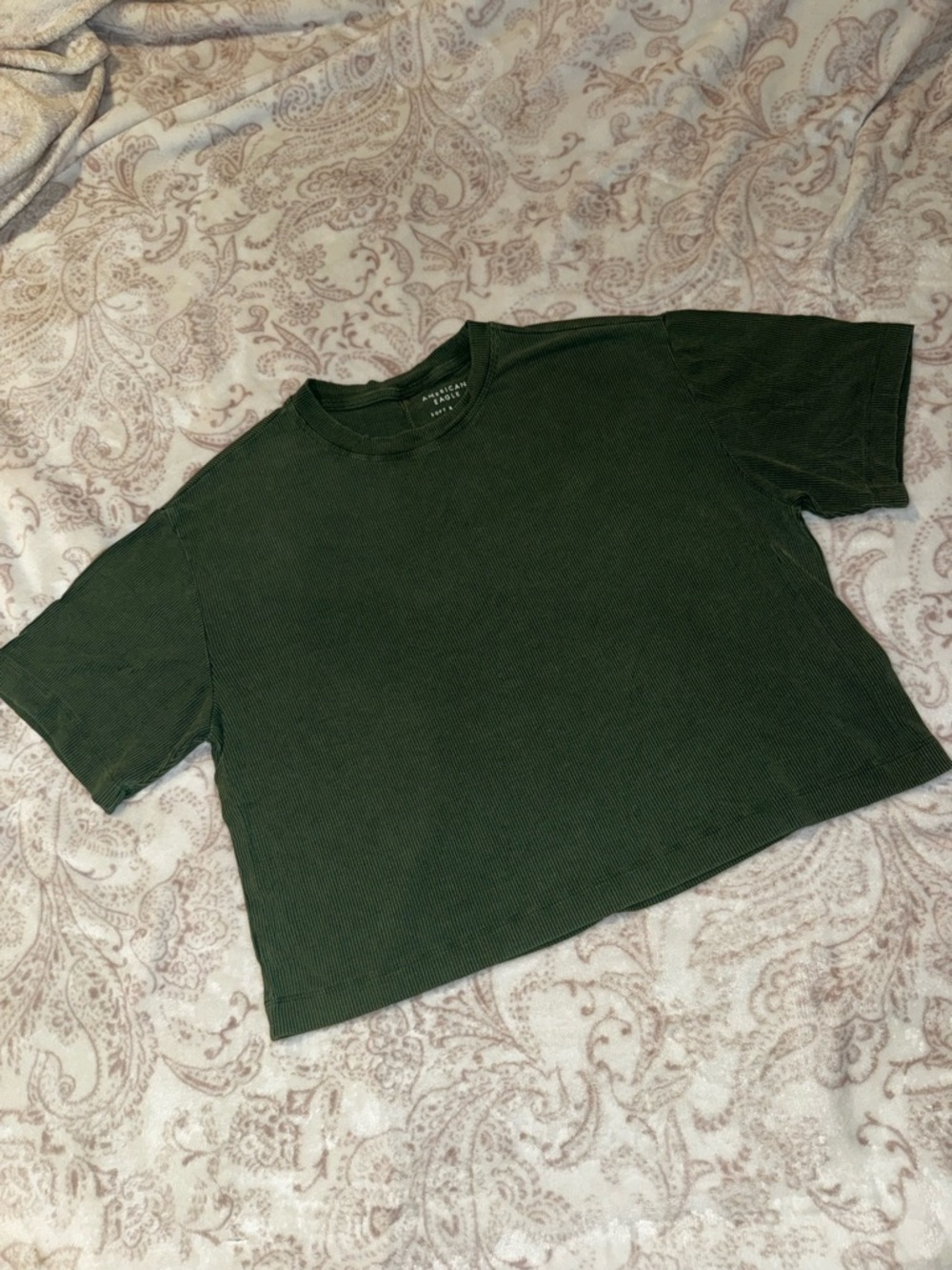 American Eagle Cropped Tee